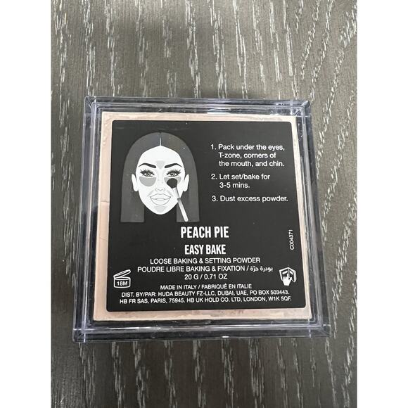 Huda Beauty Easy Bake Loose Baking & Setting Powder - PEACH PIE 20 g .71 oz New - Picture 6 of 15